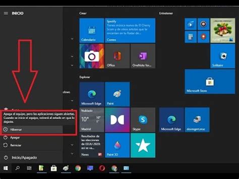 windows 10 habilitar hibernar